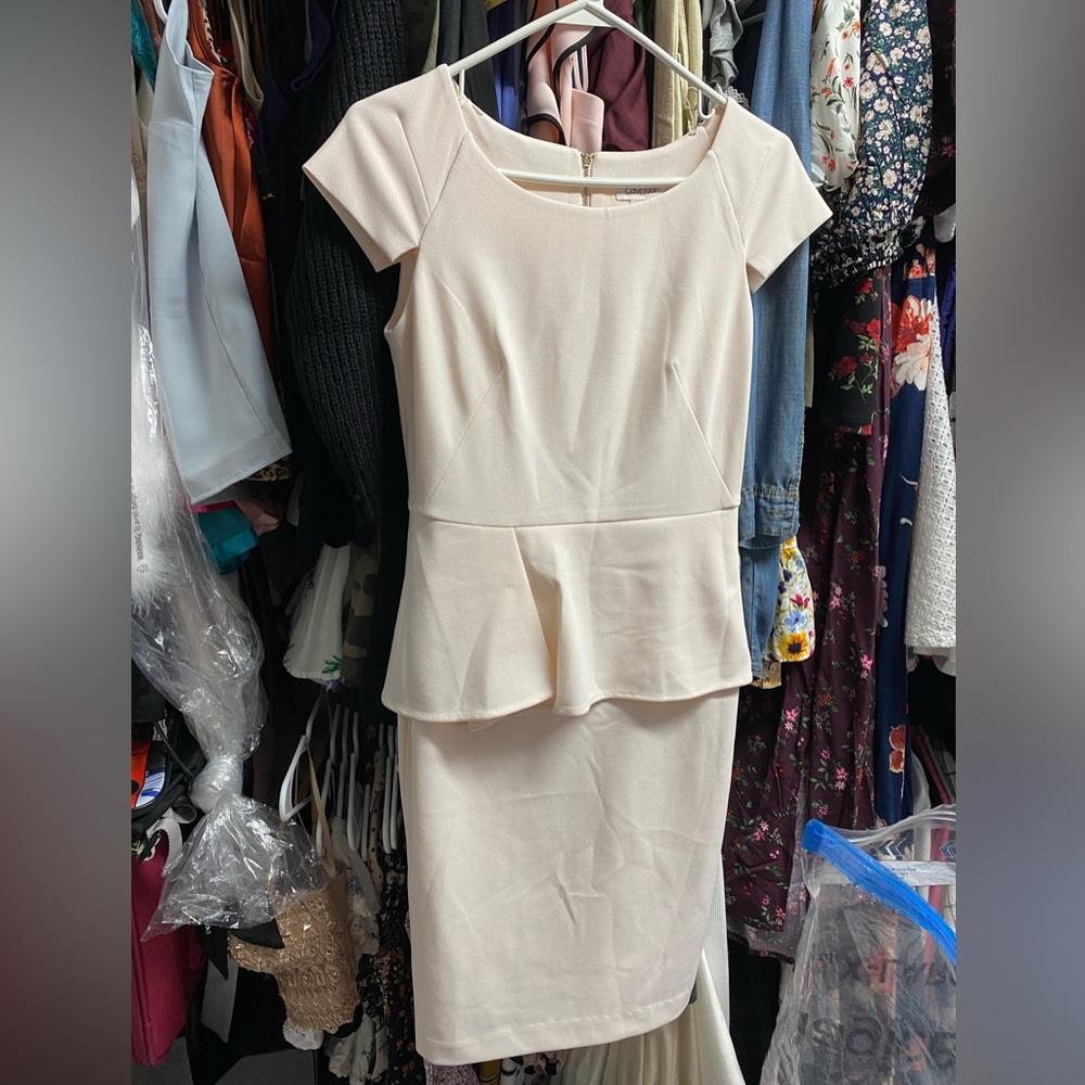 Calvin Klein blush dress